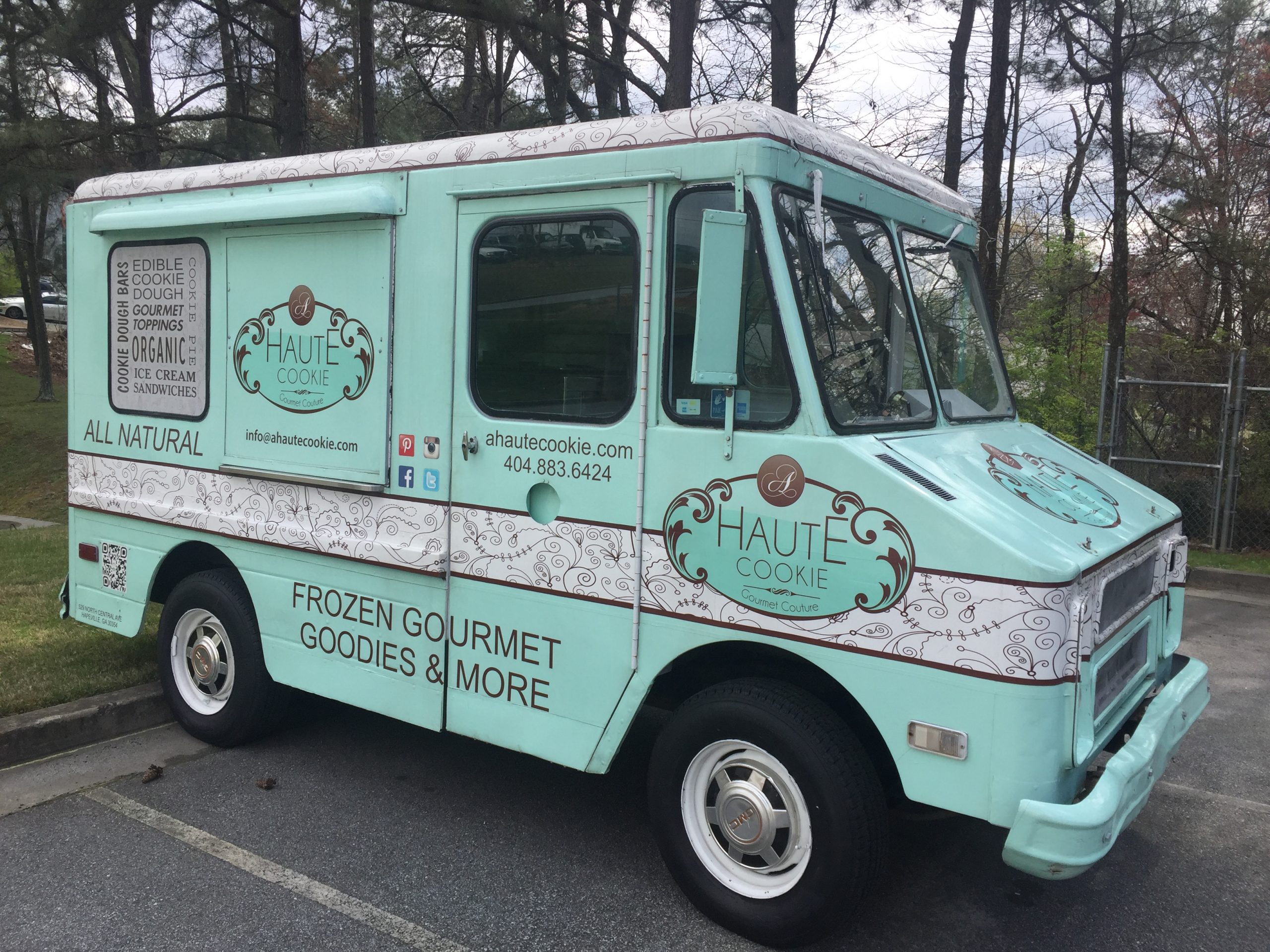 Haute Cookie Vinyl Wrap on Food Truck - Green Light Graphics